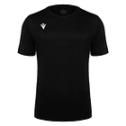 Polera Algodón Macron Boost Eco Negro 1
