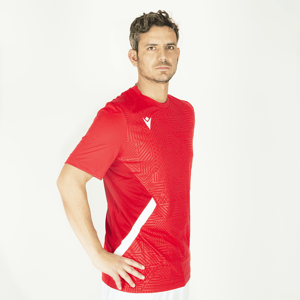 Polera Shedir Macron Hombre Rojo 2