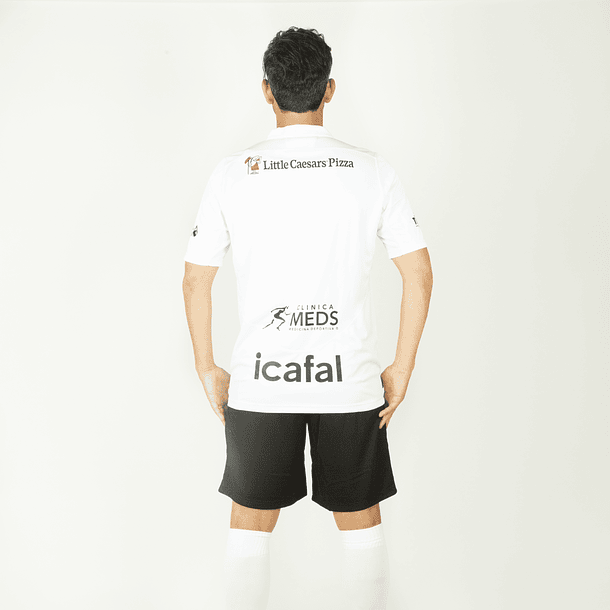 Camiseta Macron Hombre Blanco Peridot Rugby Stade Francais Visita 5