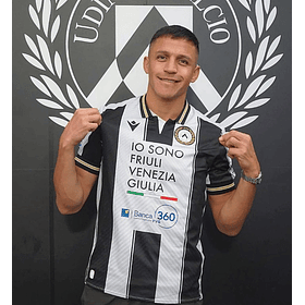Camiseta Oficial Macron Udinese Calcio Local 24/25 Alexis Sánchez