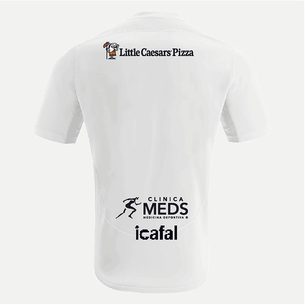 Camiseta Macron Hombre Blanco Peridot Rugby Stade Francais Visita 2