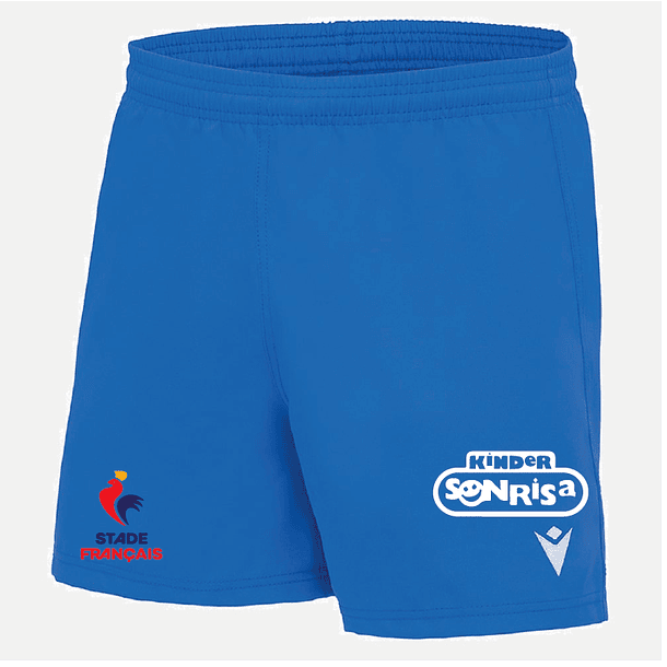 Short Rugby Macron Hestia Stade Francais Local Azulino Sportway