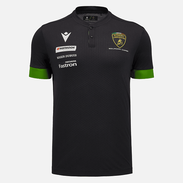 Polera Polo Super Tofeo Macron x Lamborghini Hombre 4