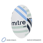 Balón de Rugby Mitre Grid Blanco  2