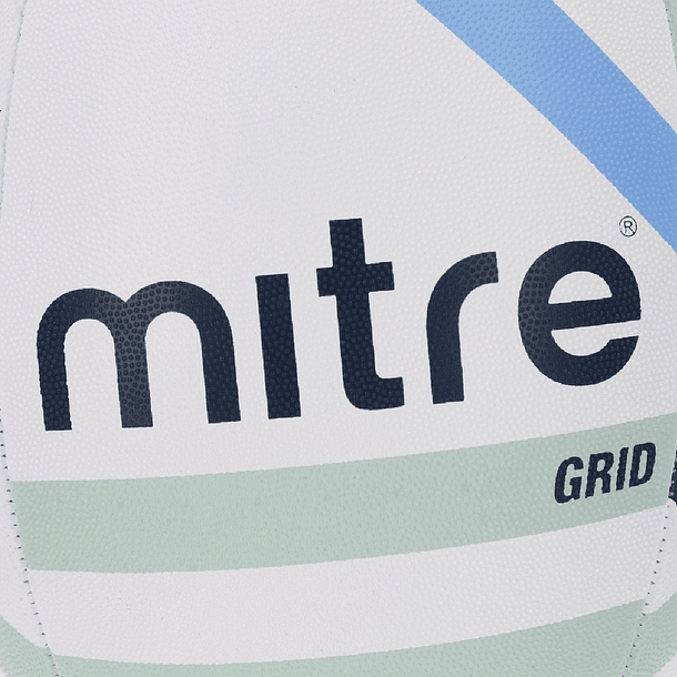 Balón de Rugby Mitre Grid Blanco  5