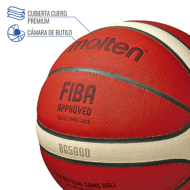 Balon Basquetbol BG5000 Molten 2