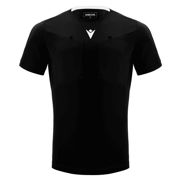 Camiseta Árbitro Frisk Macron (Negra – Blanco) 4