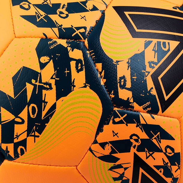 Balón Fútbol Calcio (Naranjo/Negro/Azulino, T.5) 5