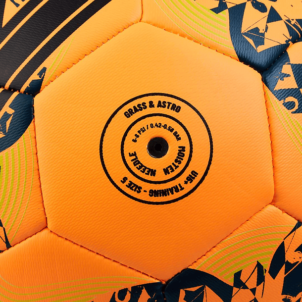 Balón Fútbol Calcio (Naranjo/Negro/Azulino, T.5) 6