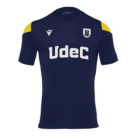 Camiseta Oficial UDEC Polis | Macron Azul Marino/Amarillo