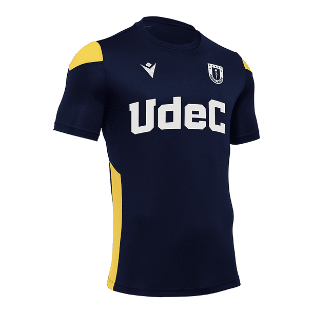 Camiseta Oficial UDEC Polis | Macron Azul Marino/Amarillo 2