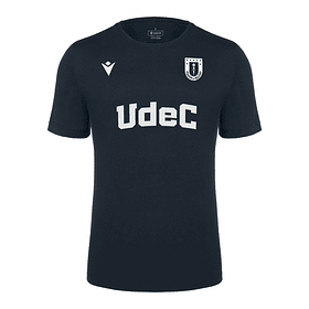 Polera Oficial UDEC Boost Eco | Macron/ Azul Marino 
