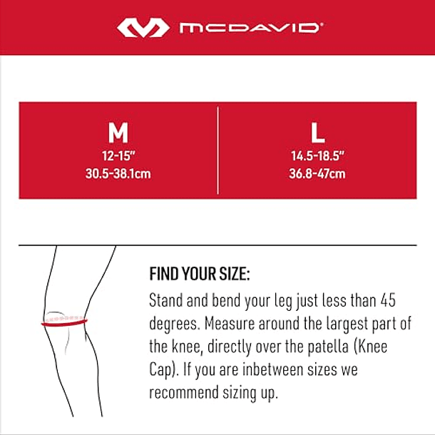 414 Soporte Rotuliano Patelar MC David (Negro/Negro) 3