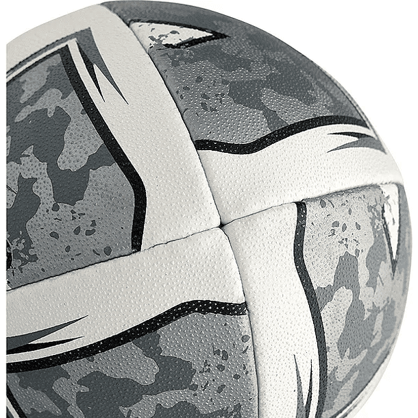 Balón de Rugby Macron Tempest | Training Ball (Blanco/Negro) Talla 3 4