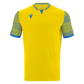 Polera Tureis Macron Hombre (Amarillo/Azulino)