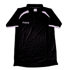 Polera Mitre Hombre Pique (Negro/Blanco) Talla S 1