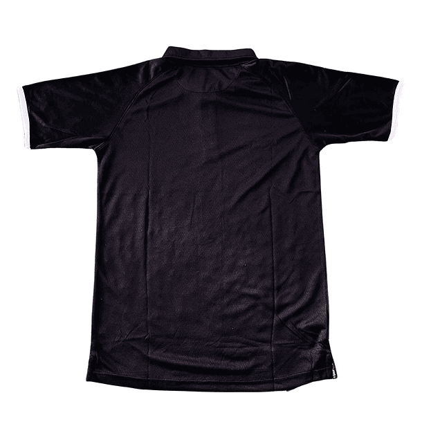 Polera Mitre Hombre Pique (Negro/Blanco) Talla S 2