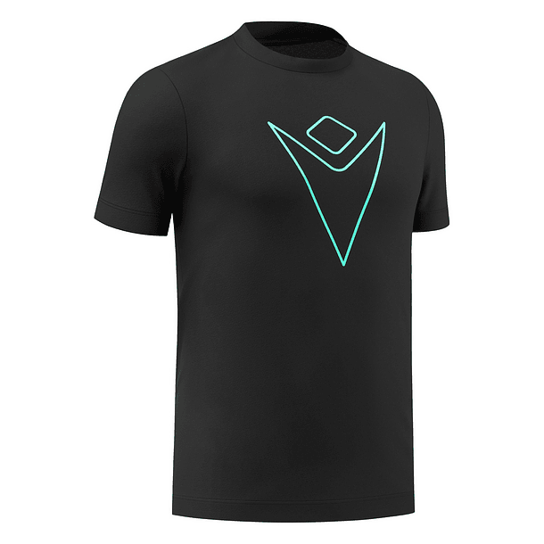 Polera Gadreel Eco Macron | Negro 1