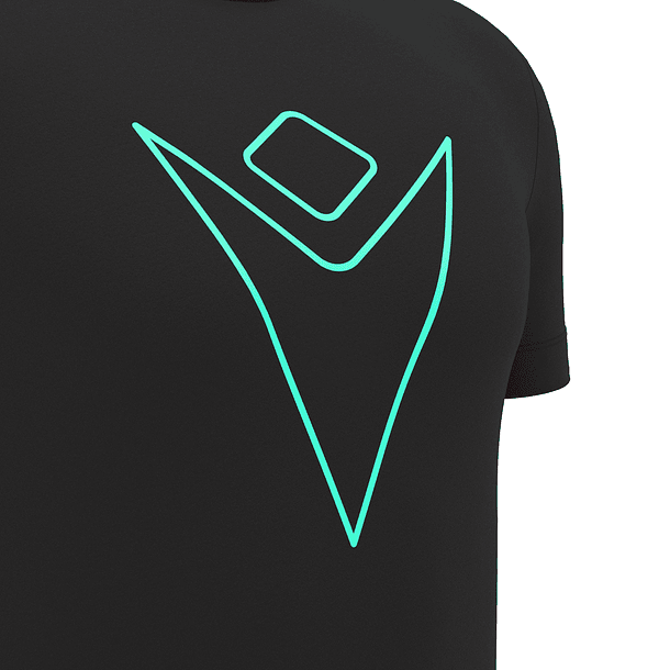 Polera Gadreel Eco Macron | Negro 5