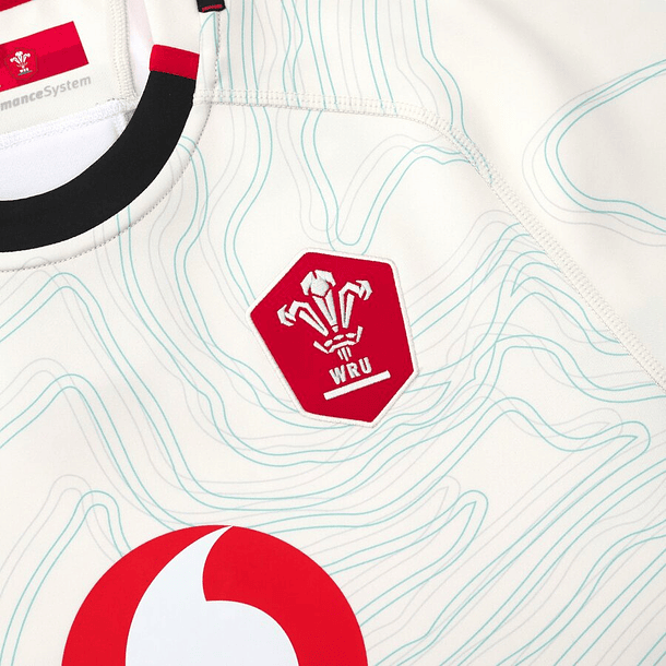 Camiseta Selección Rugby Gales 2025-2026 Visita 3