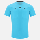 Macron Camiseta Árbitro Frisk (Celeste Flúor – Negro) 1