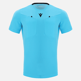 Macron Camiseta Árbitro Frisk (Celeste Flúor – Negro)
