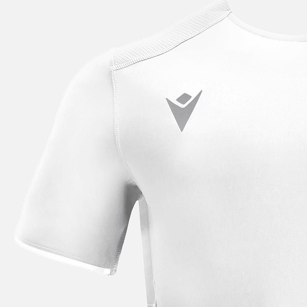 Macron Rhodium Eco camiseta Futbol Hombre (Blanco) 3