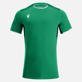 Macron Rhodium Eco camiseta Futbol Hombre (Verde)