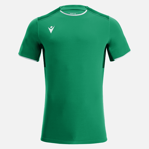 Macron Rhodium Eco camiseta Futbol Hombre (Verde) 1