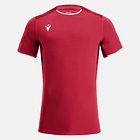 Macron Rhodium Eco camiseta Futbol Hombre (Rojo) 3