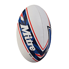 Balon Rugby Grid (Blanco/Azulino/Rojo) 2