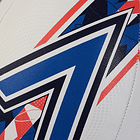 Balon Rugby Grid (Blanco/Azulino/Rojo) 4