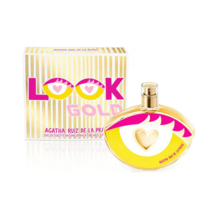 AGATHA RUIZ DE LA PRADA LOOK GOLD EDT 80 ML MUJER 1