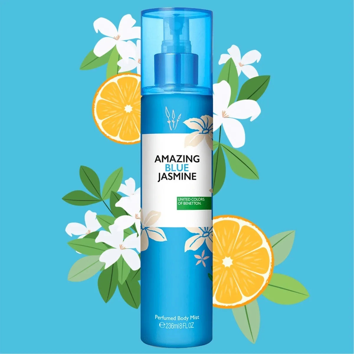 Amazing Blue Jasmine Benetton 236Ml Mujer Body Mist 1
