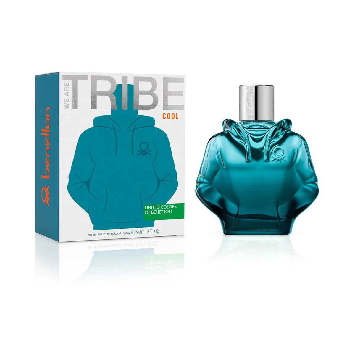 Benetton We Are Tribe Cool EDT 90 ml Hombre 1