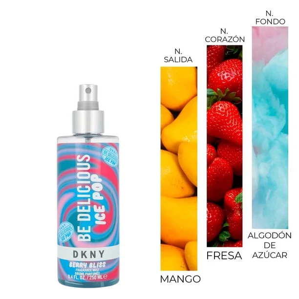 BE DELICIOUS ICE POP BERRY BLISS BODY MIST 250 ML 3