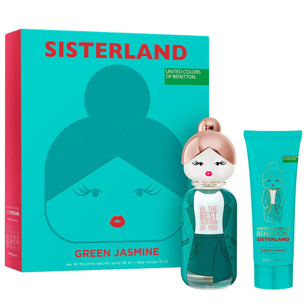 SISTERLAND GREEN JASMINE EDT 80 ML+LOCION 75 ML 1
