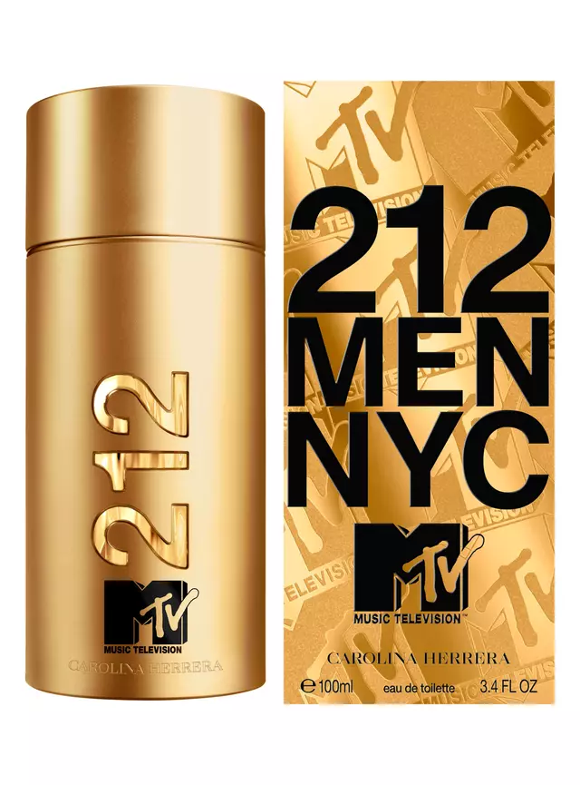 Carolina Herrera 212 Men NYC Mtv Music Television EDT 100 ml 1