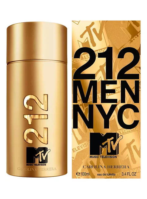 Carolina Herrera 212 Men NYC Mtv Music Television EDT 100 ml