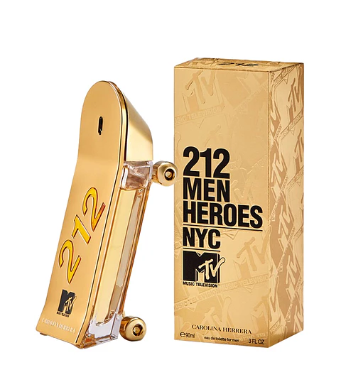 Carolina Herrera 212 Heroes MTV Edición Limitada 90 Ml EDT