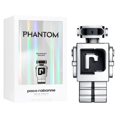 Paco Rabanne Phantom EDT 150 ML Hombre Recargable