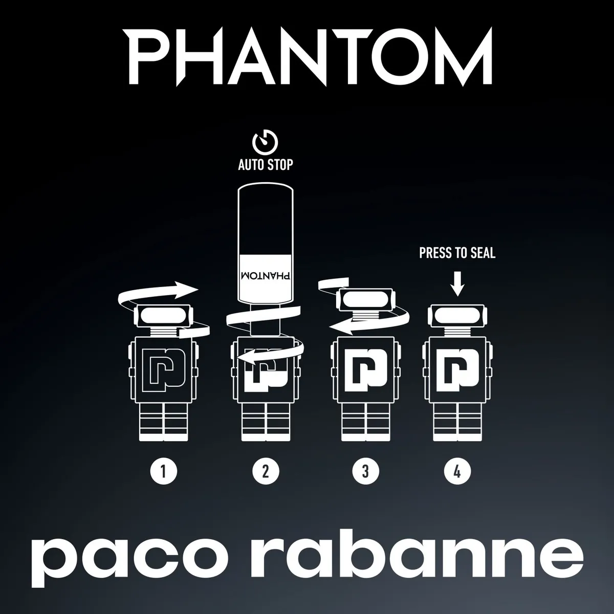 Paco Rabanne Phantom EDT 150 ML Hombre Recargable 8