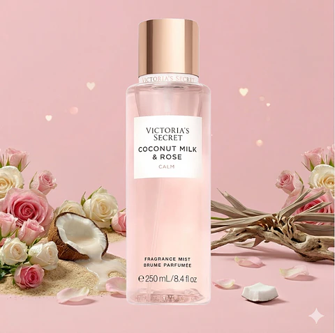 Body Mist Coconut Milk & Rose Calm Fragrance Mist Victoria's Secret 250ML