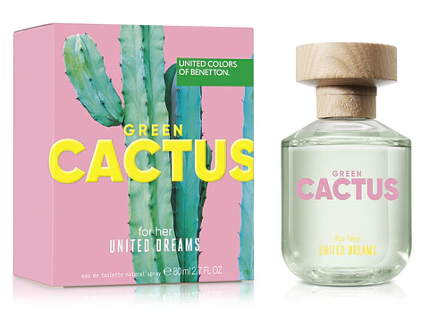 GREEN CACTUS FOR HER UNITED DREAMS EDT 80 ML