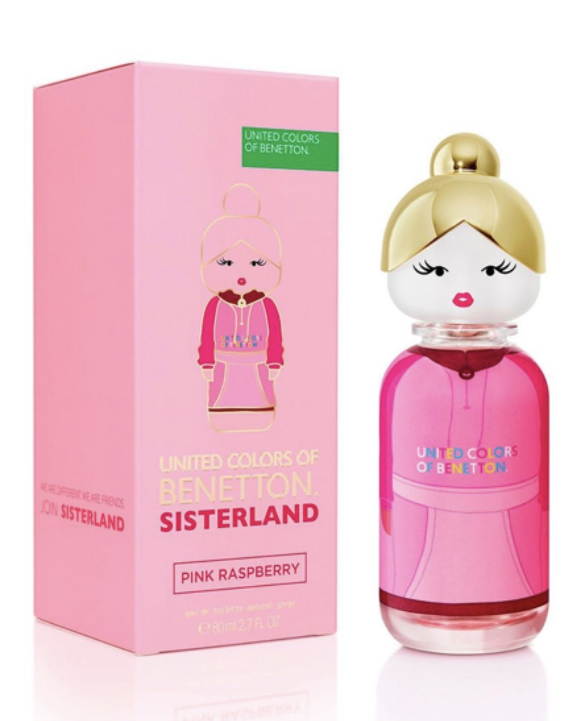 Perfume Benetton Sisterland Pink Raspberry Mujer EDT 80 ml 1