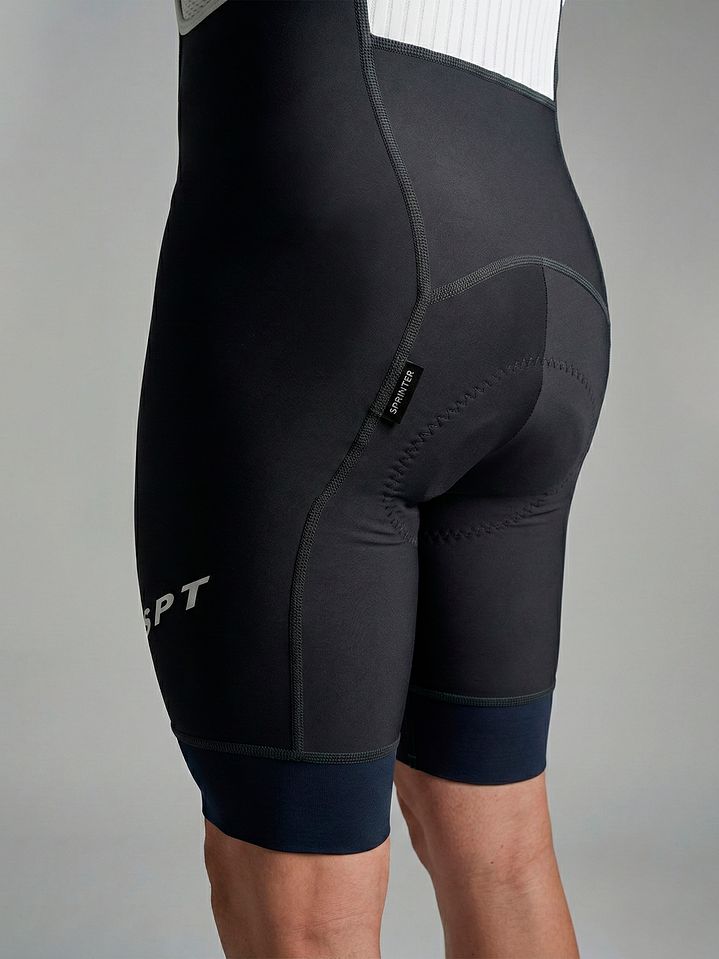 Pantaloneta - Bib Shorts Ciclismo Pro Gris - Hombre 7