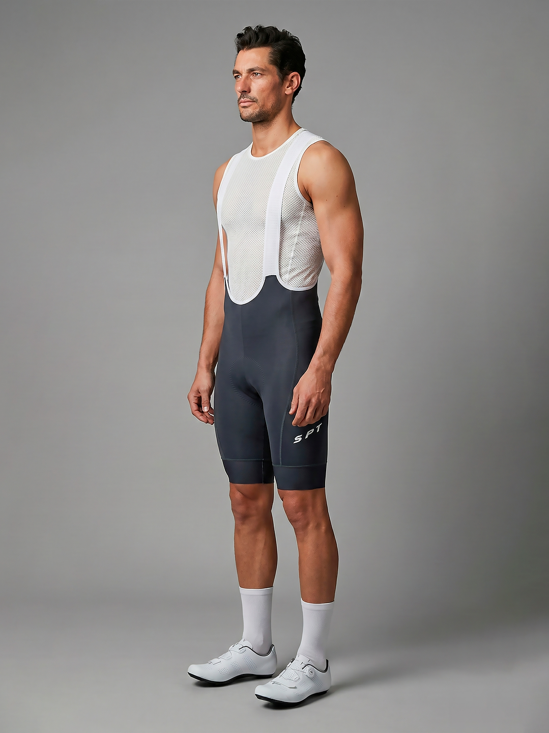 Pantaloneta - Bib Shorts Ciclismo Pro Gris - Hombre 2
