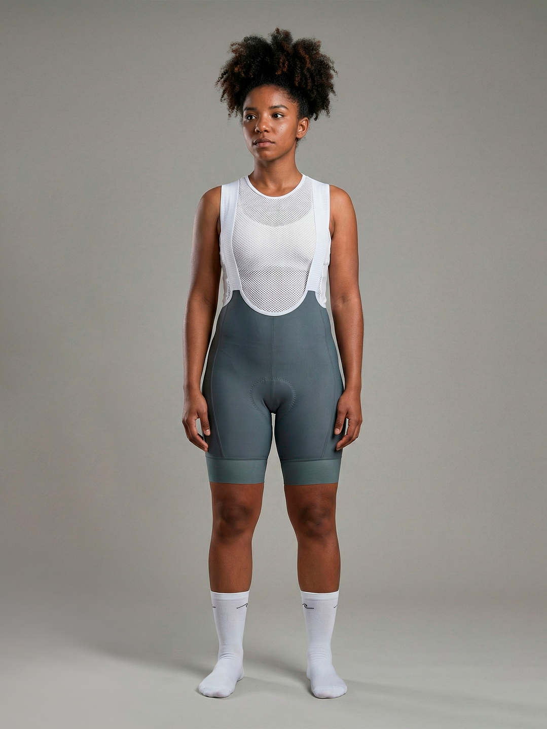 Pantaloneta - Bib Shorts Ciclismo Pro Verde Aero - Mujer 2