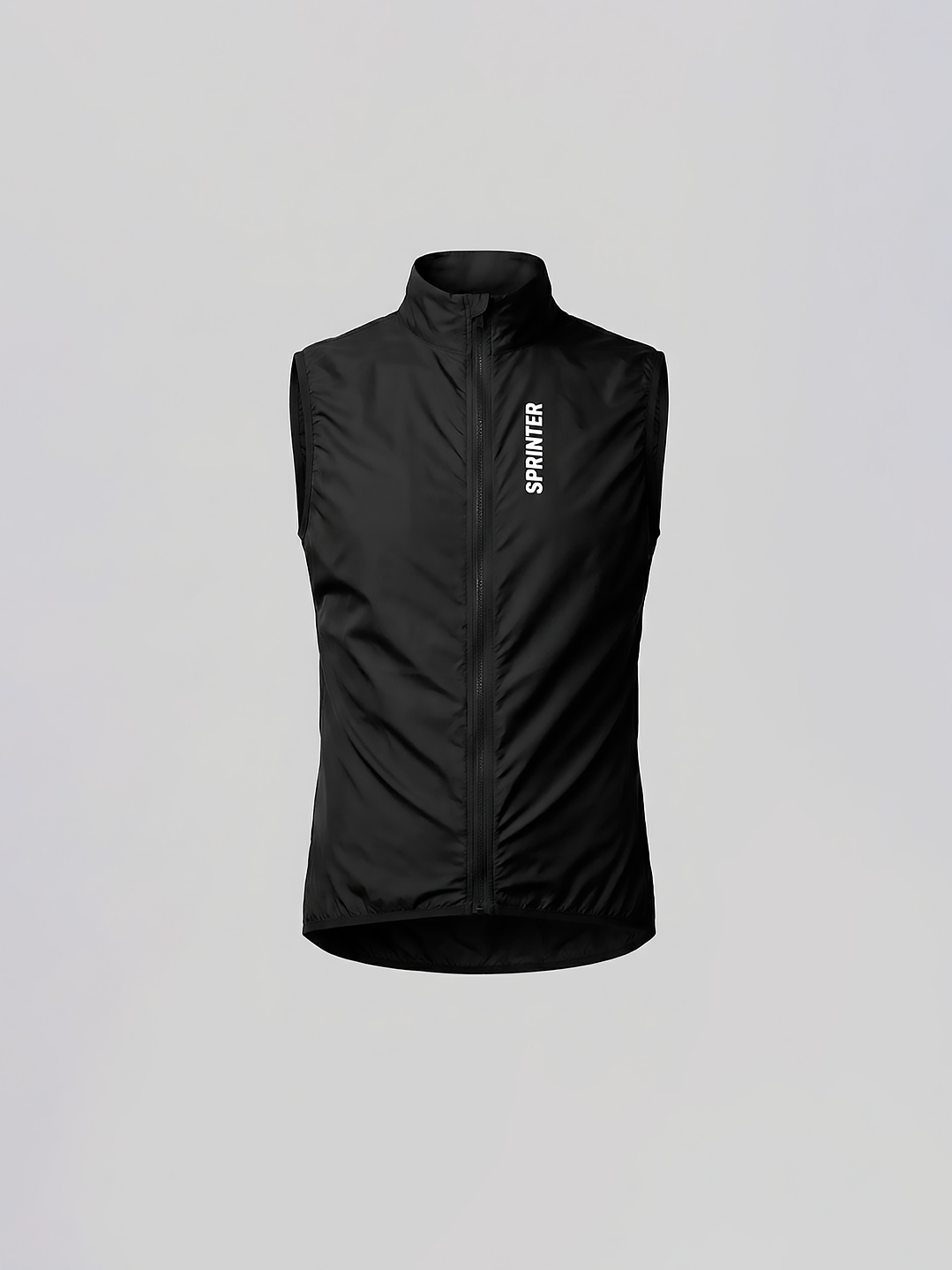 Chaleco Ciclismo Rompe Viento Negro - Hombre 1