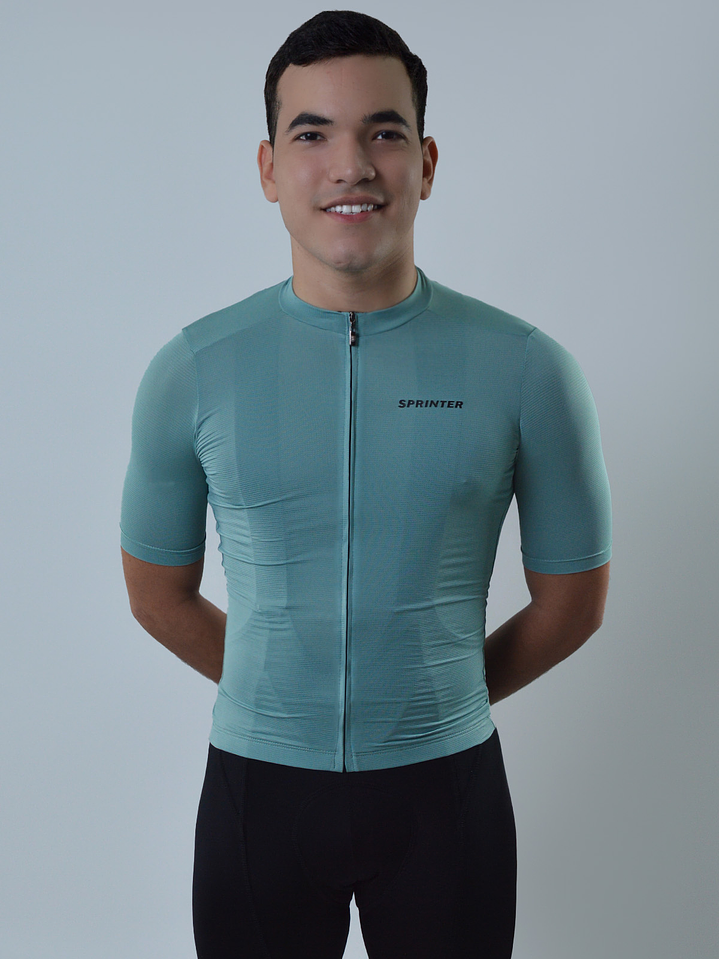 Jersey Ciclismo Verde Aero - Unisex Outlet 2